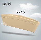 Car Organizer Box Caddy Catcher PU Leather Seat Gap Storage Bag